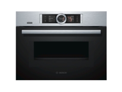 Horno a Vapor y Microondas BOSCH CNG6764S6 (45 L - 59.4 cm - Pirolítico - Inox)
