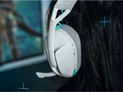 Headset Gaming LOGITECH Wireless G321 (Over Ear - 2.4GHZ - Blanco)