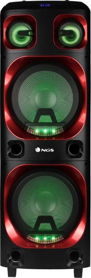 Altavoz High Power NGS Wild Ska 2 (Negro - 800 W - Bluetooth)