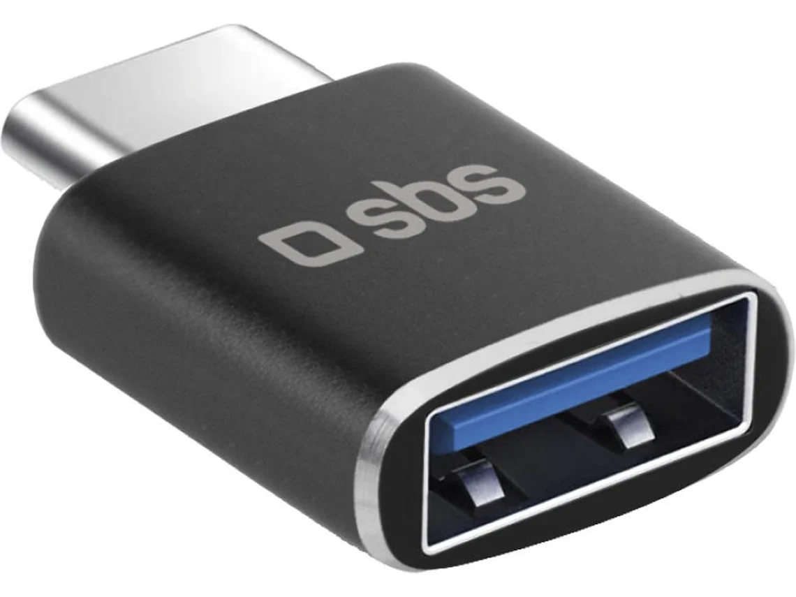 Adaptador USB-C - USB SBS Negro