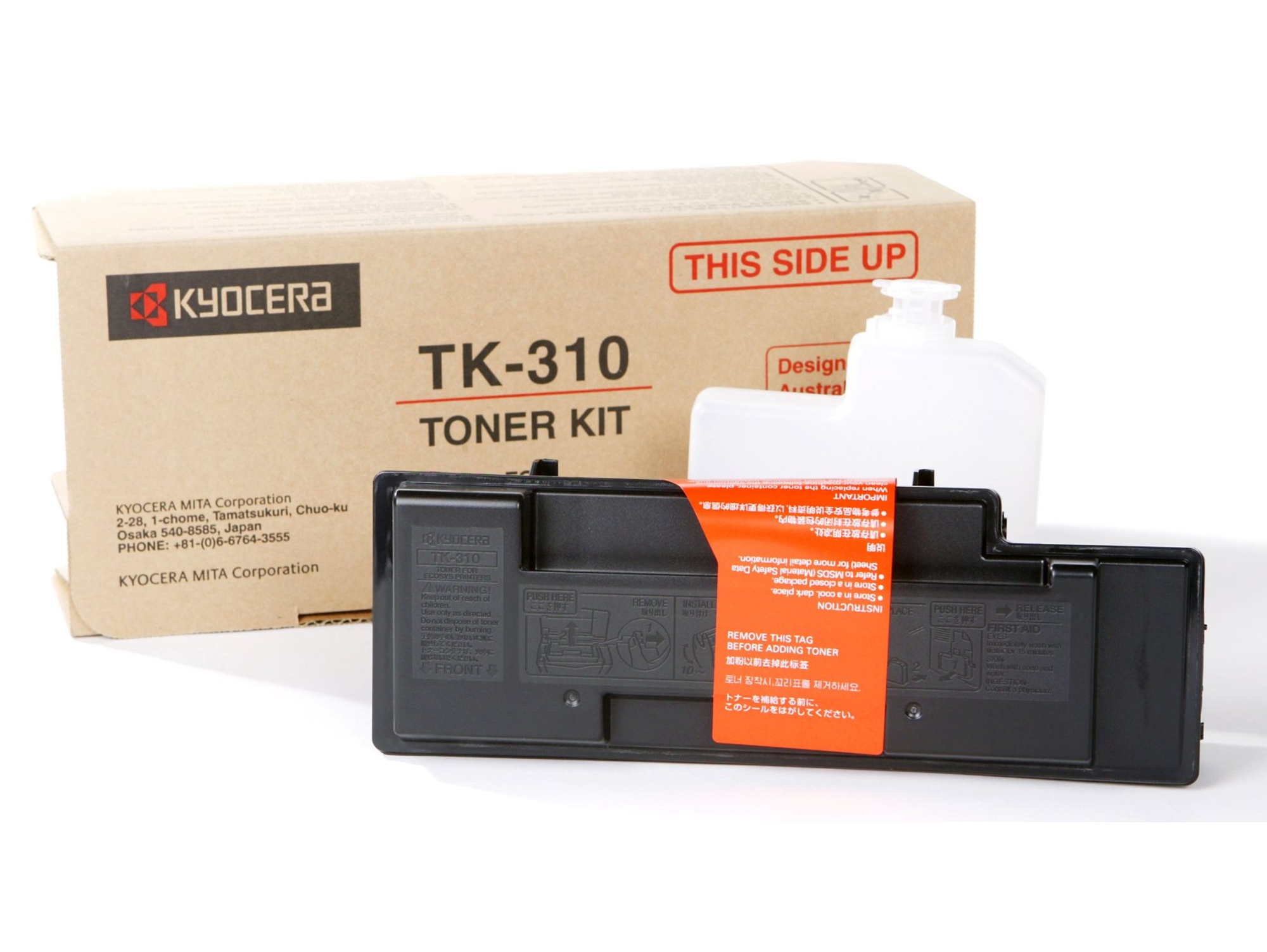 Cartucho de tóner Original KYOCERA TK 310 Negro  para FS-2000, 3900, 4000