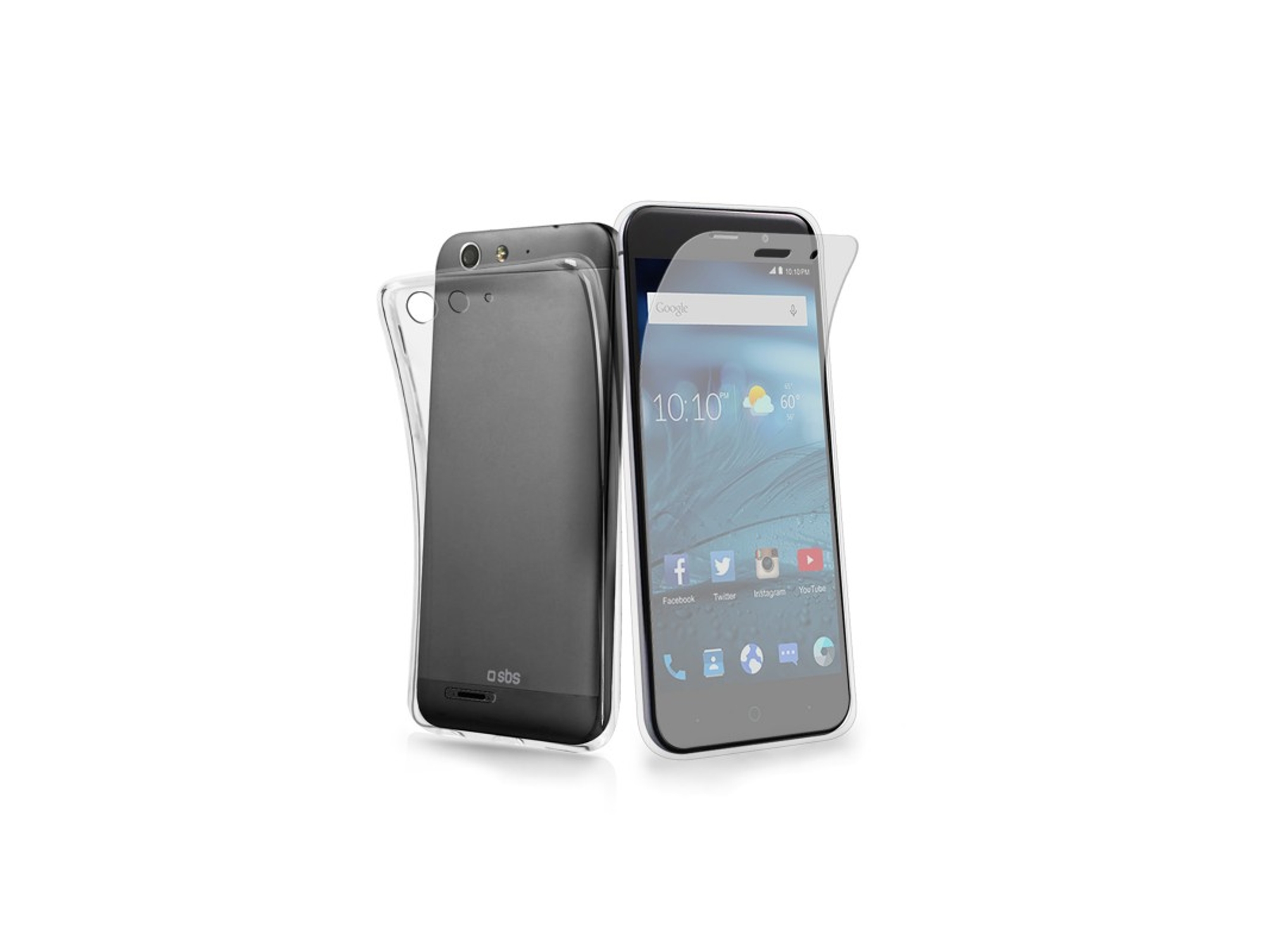 Carcasa y Protector de Pantalla ZTE Blade V6 SBS Aero Transparente
