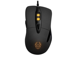 Ratón Gaming NOX Krom Kadru (Cable USB - 4000 dpi - Negro)