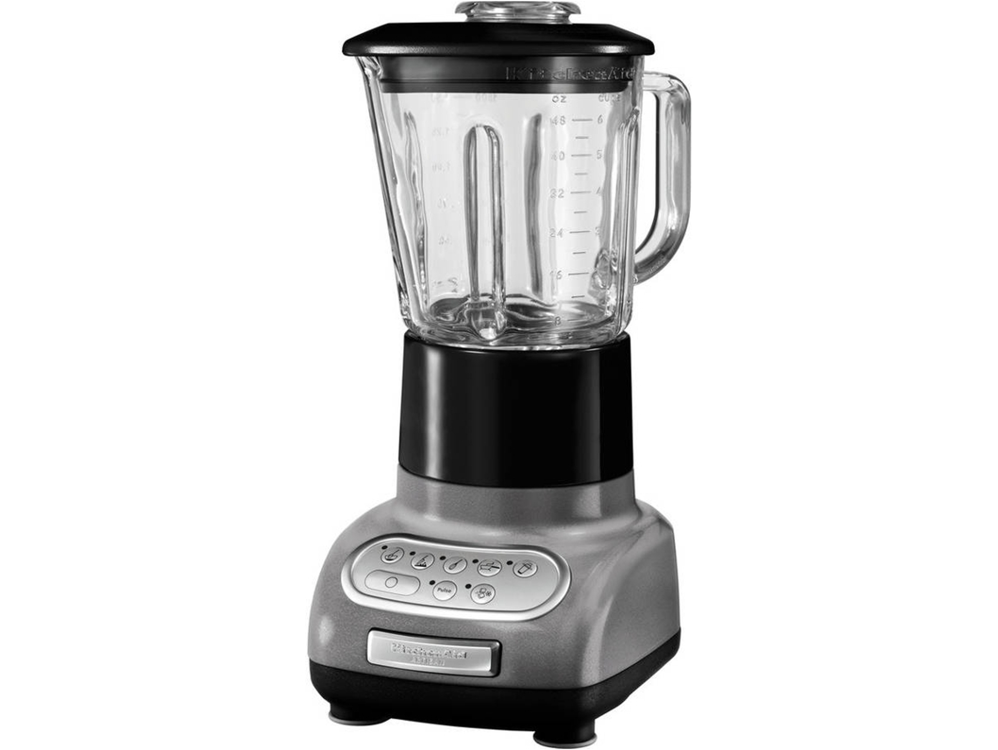 Batidora de Vaso KITCHENAID 5KSB5553EMS (550 W - 1.5 L - Negro)
