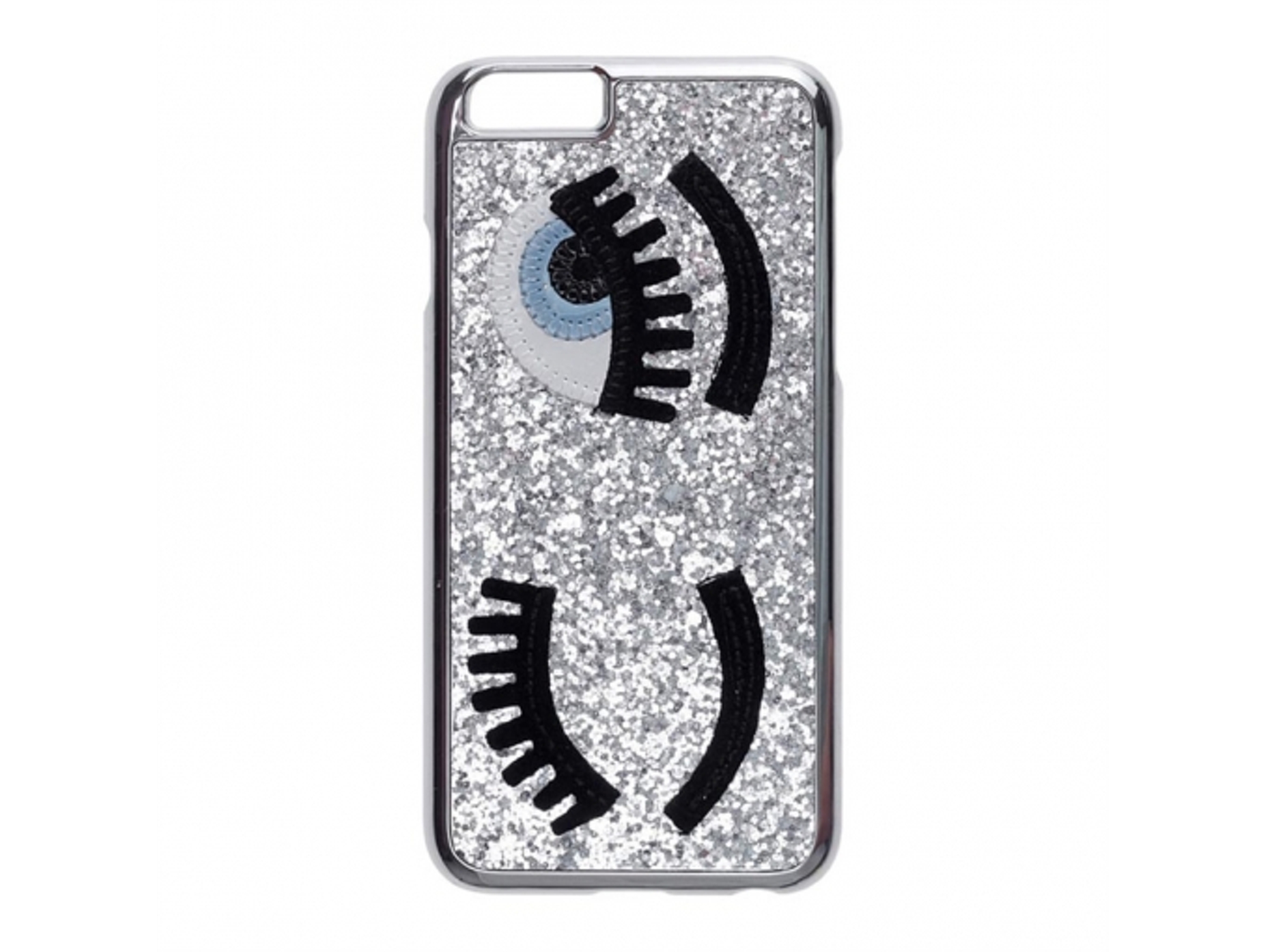 Carcasa iPhone 7, 8 PURO Ojos Plateado