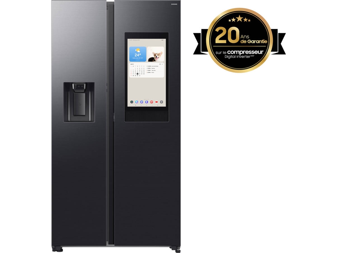 Frigorífico Americano SAMSUNG RS90F66BEFEF E NG (No Frost - 178 cm - 614 L - Grafito) 