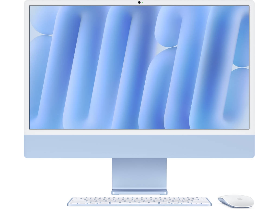 iMac APPLE Azul (24'' - Apple M4 10-Core - RAM: 24 GB - 512 GB - GPU 10-Core)