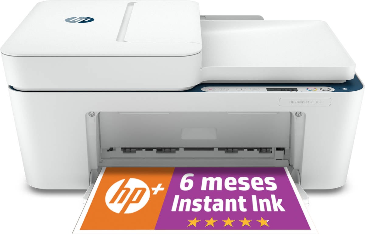 Impresora HP Deskjet Plus 4130 (Multifunción - Inyección de Tinta - Wi-Fi - Bluetooth)