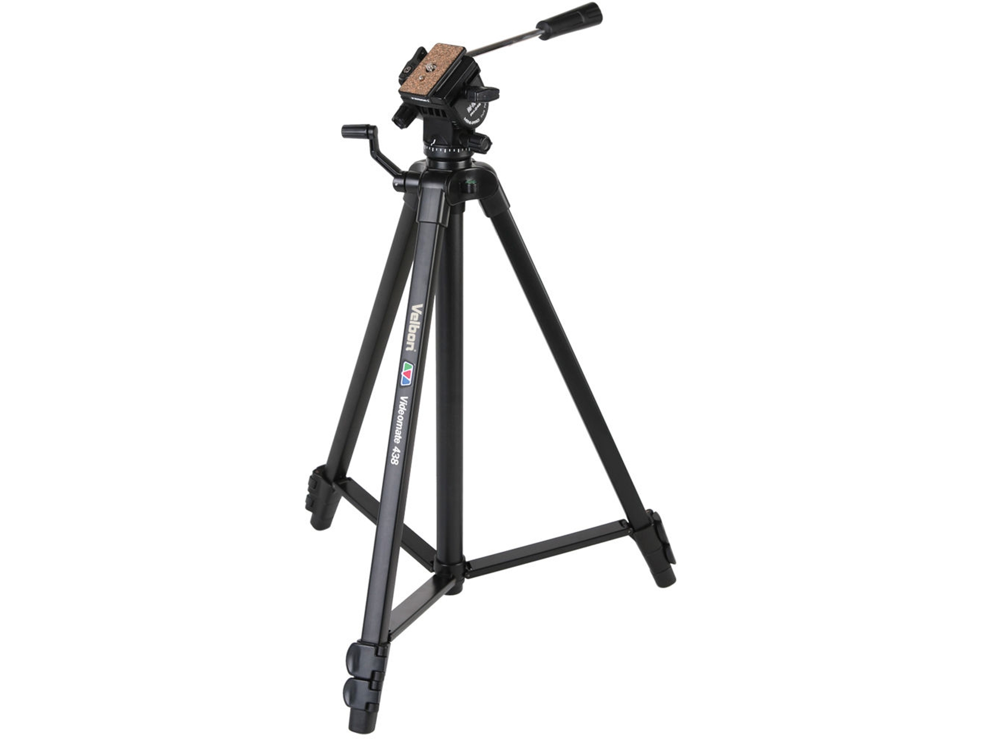 Trípode VELBON Videomate Ex 438 (3D Pan & Tilt - Altura Máxima: 153 cm - Aluminio)