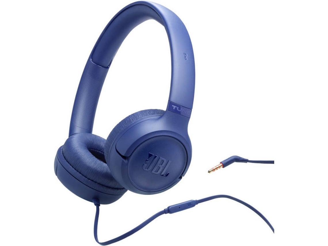 Auriculares con Cable JBL T530BLU (On Ear - Micrófono - Azul)
