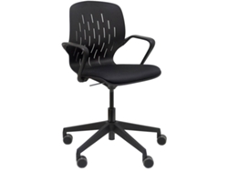 Silla de Confidente PYC To Sync Cowork  Negro (Brazos Ajustables - Tela)