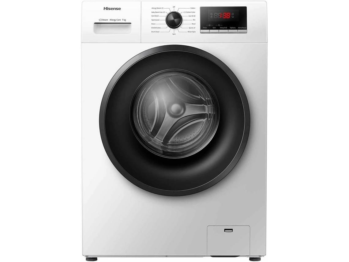 Lavadora HISENSE WFPV7012EM (7 kg - 1200 RPM - Blanco)