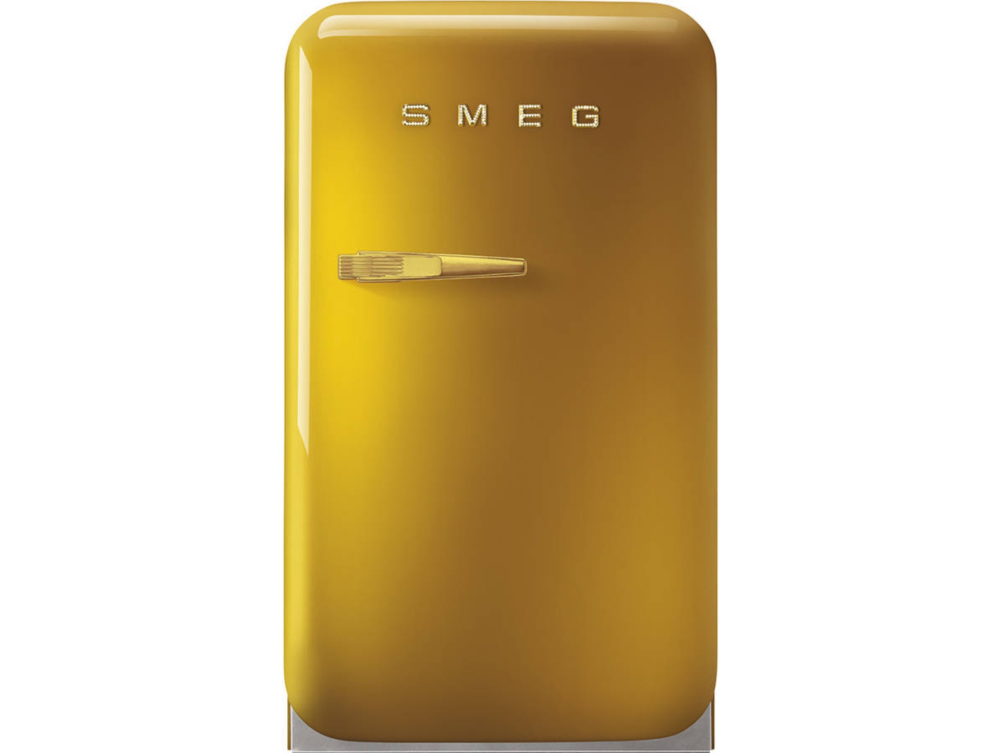 Frigorífico 1 puerta Mini Bar SMEG Anni 50 FAB5RDGO3 (Estático - 74 cm - 34 L - Dorado)