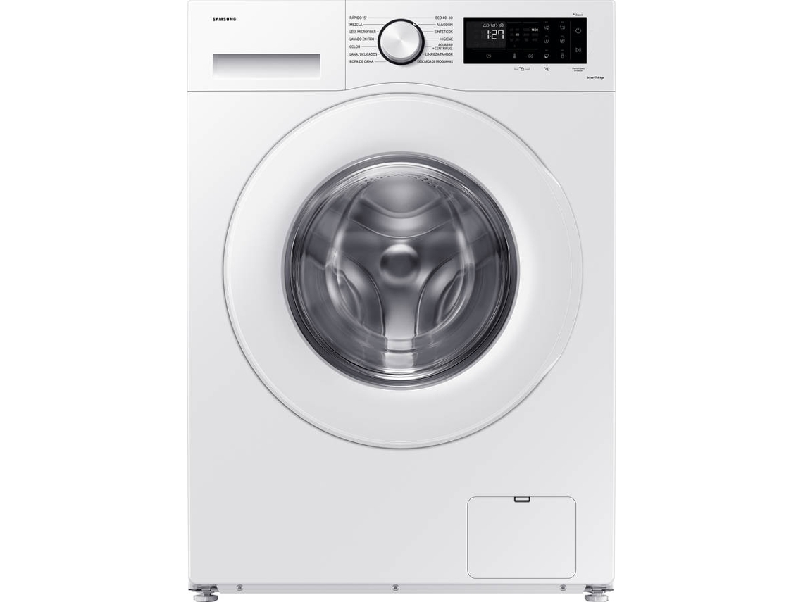 Lavadora SAMSUNG WW80CGC04DTEEC (8 kg - 1400 rpm - Blanco)