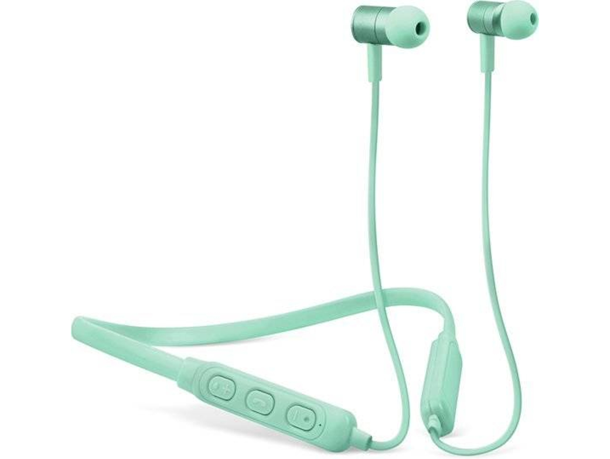 Auriculares Bluetooth FRESH 'N REBEL Band-it (In ear - Micrófono - Verde)