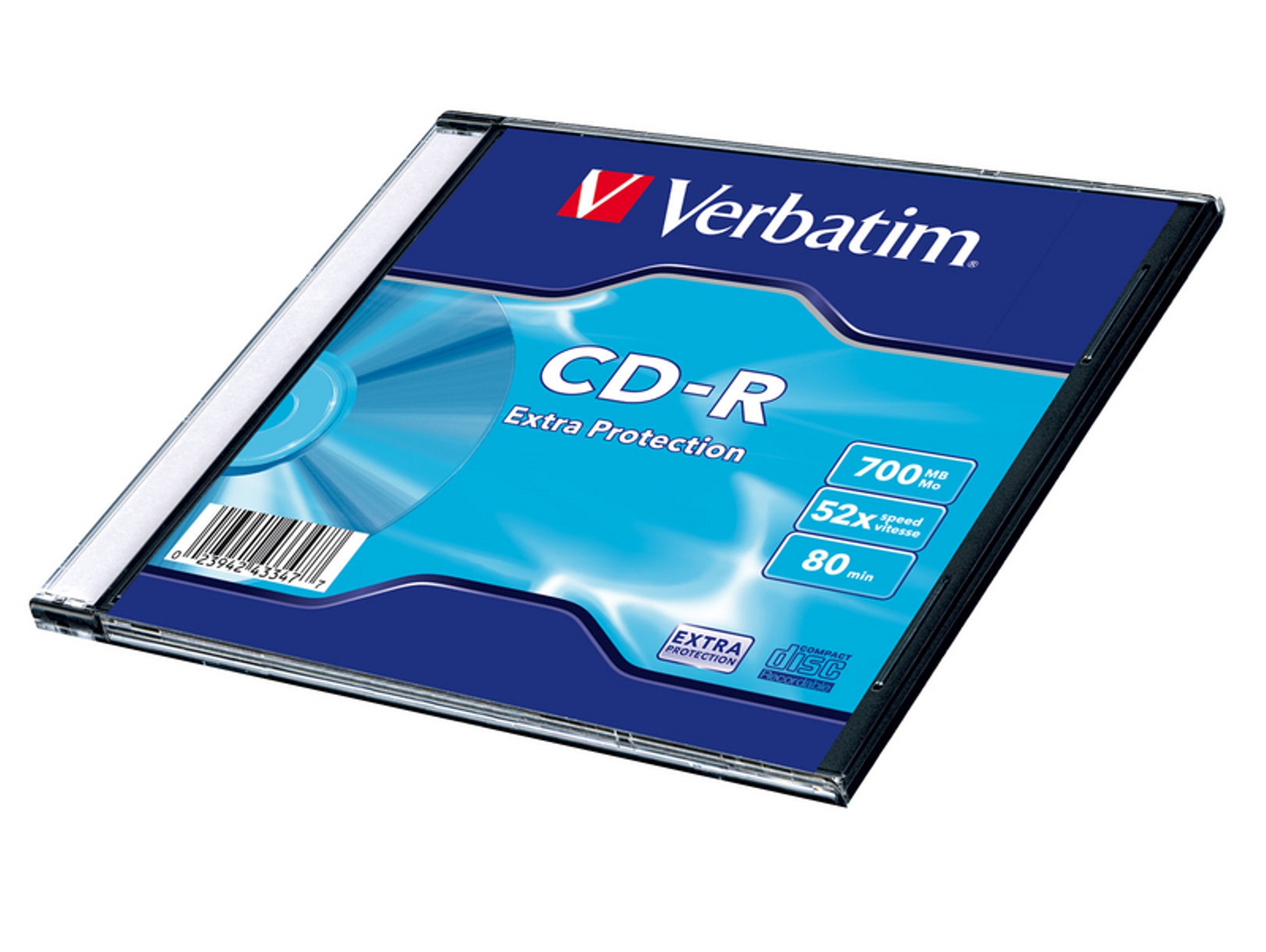 CD-R VERBATIM 700MB EXTRA PROTECCION