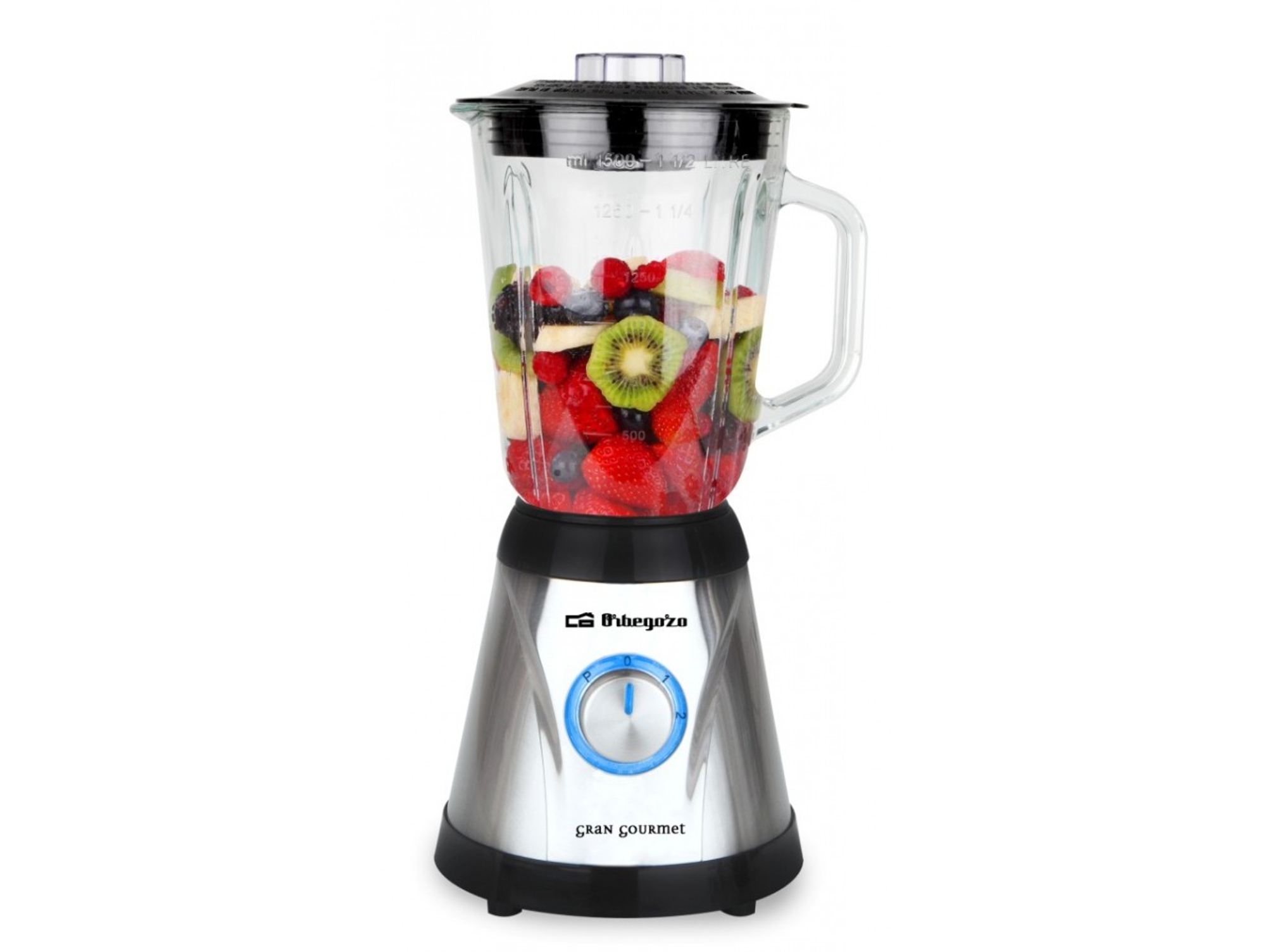 Batidora de Vaso ORBEGOZO BV 6500 (600 W - 1.5 L - Inox)