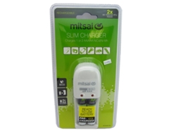 Cargador Pilas MITSAI OVERNIGHT + 2 Pilas 2xAA