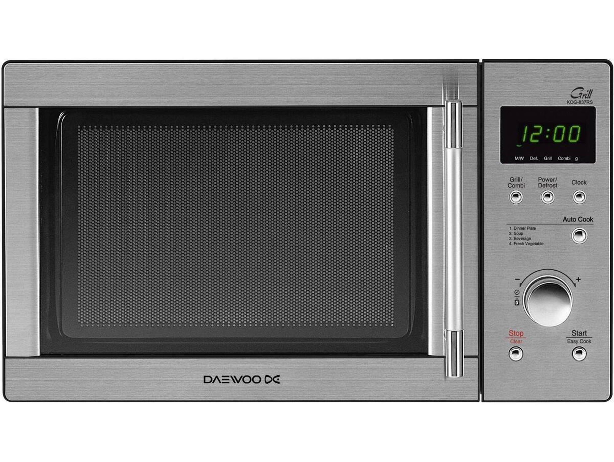 Microondas DAEWOO KOG-837RS (Caja Abierta - 23 L - Con Grill - Inox)