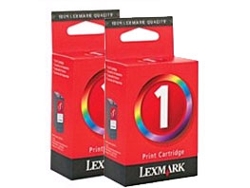 Pack 2 Cartuchos LEXMARK 1 Grande Capacidad