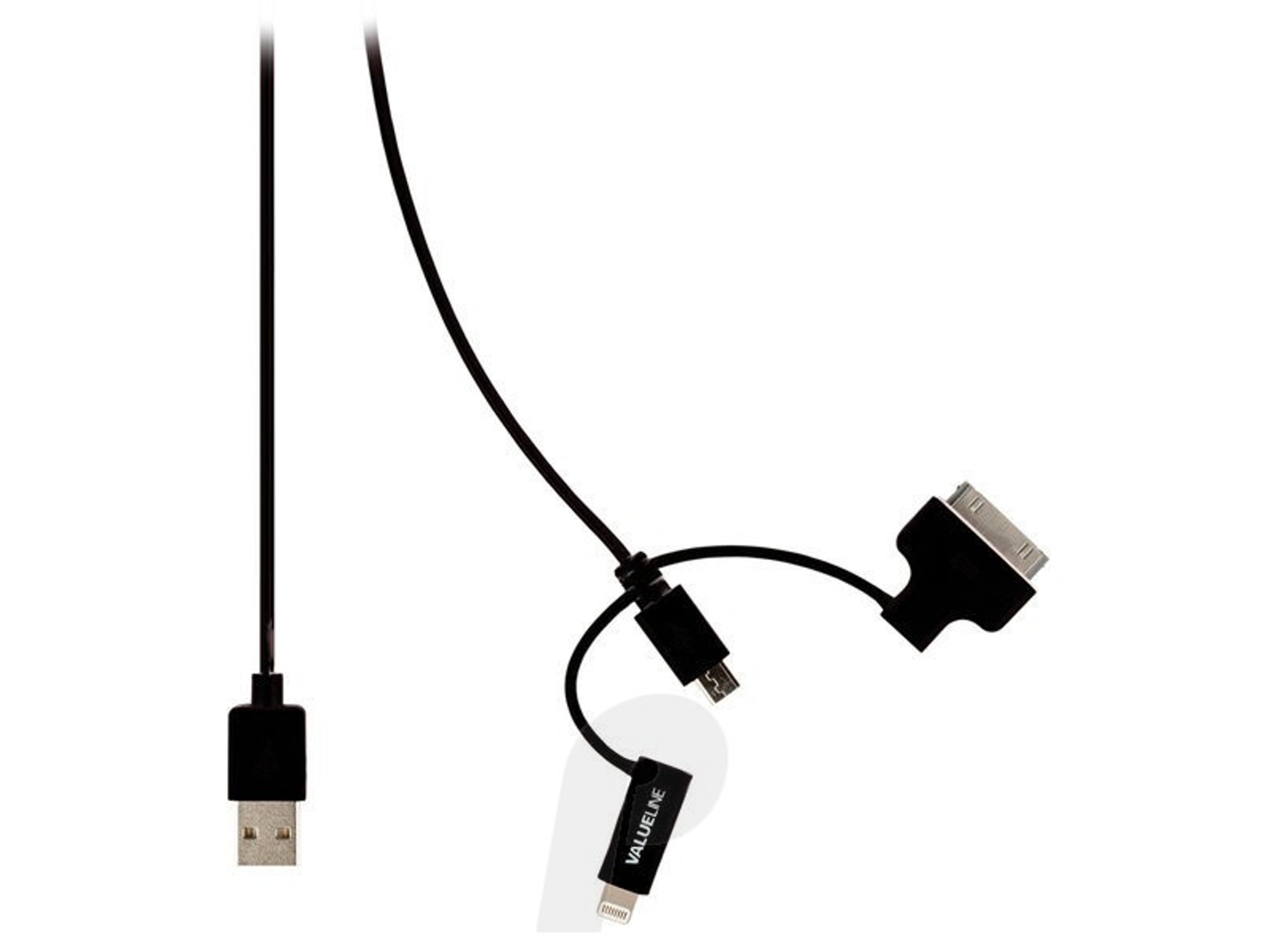 Cable VALUELINE 2.0 Micro USB B USB A Negro