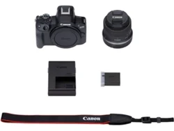 Kit Cámara Fotográfica CANON EOS R50 + RF-S 18-45MM NEGRO (Encaje: Canon RF - Apertura: F4.5-6.3)