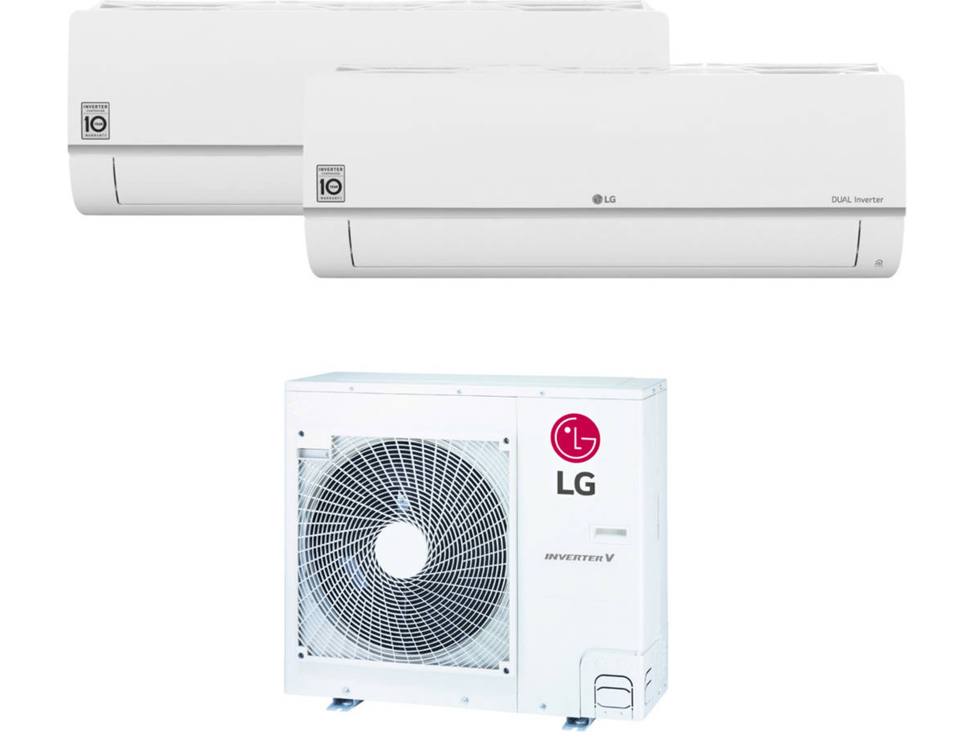 Aire Acondicionado LG 2ML99C32.SET (16+16 m² - 3528 Frig/h - Blanco)