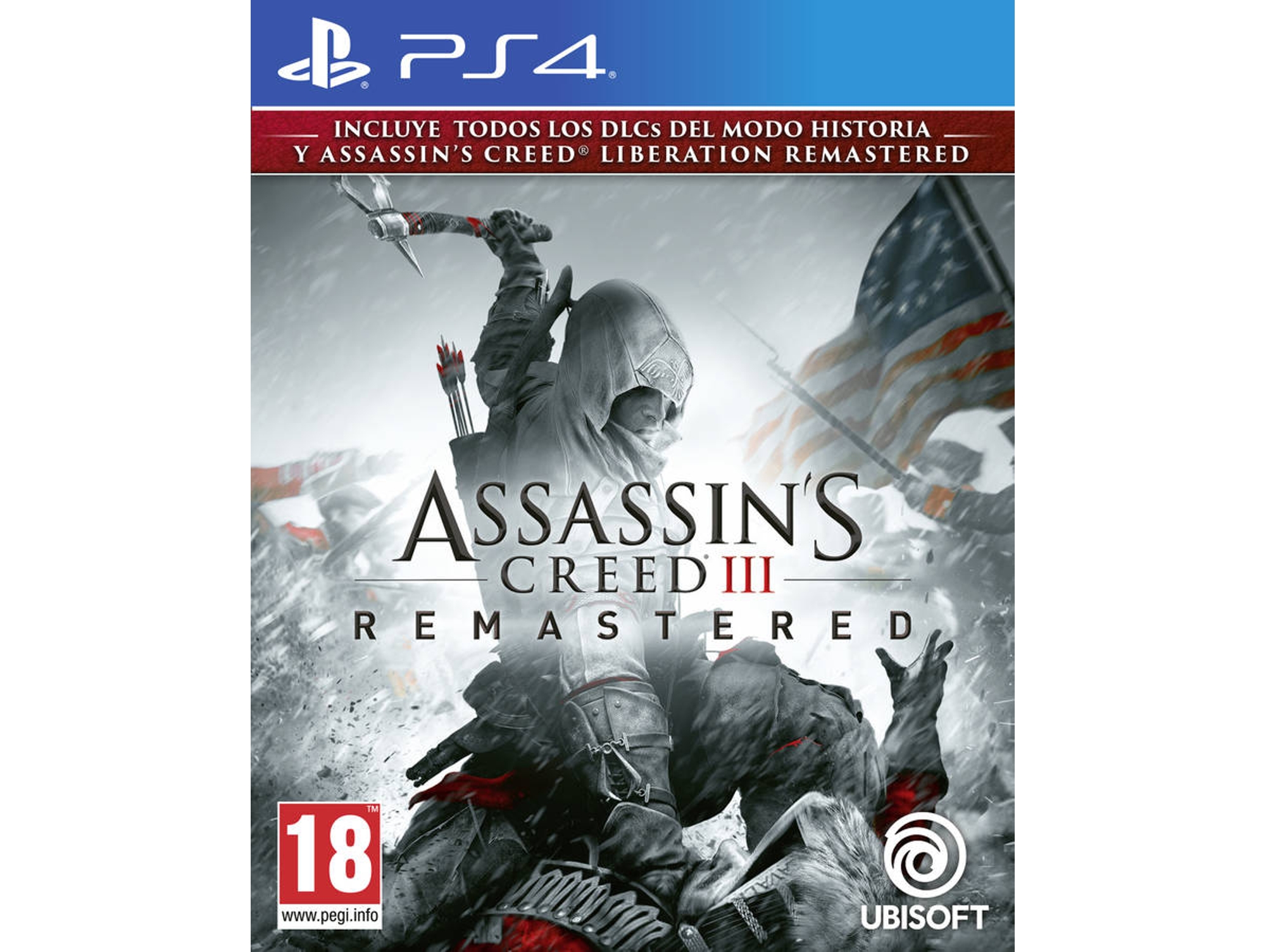 Juego PS4 Assassin's Creed III (Remastered - M18)