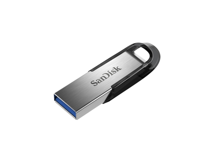 Pendrive SANDISK Ultra Flair 64 GB 3.0 — 64 GB | USB 3.0 | Plata