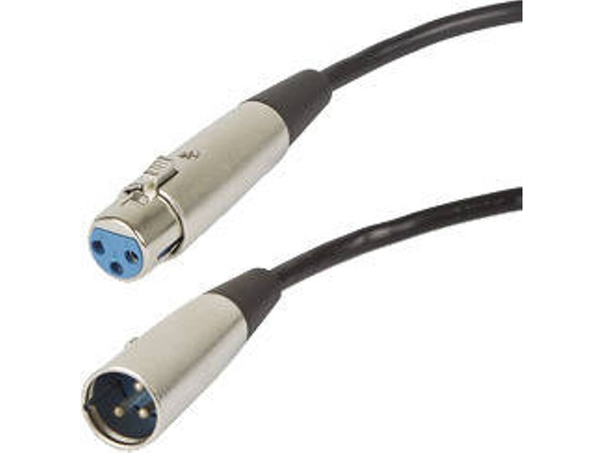 Cable Audio FONESTAR SM-675-NE-10 (10m - XLR - Macho-Hembra)