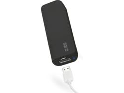 Powerbank SBS TEBB30001 (3000 mAh - 1 USB - MicroUSB - Negro)