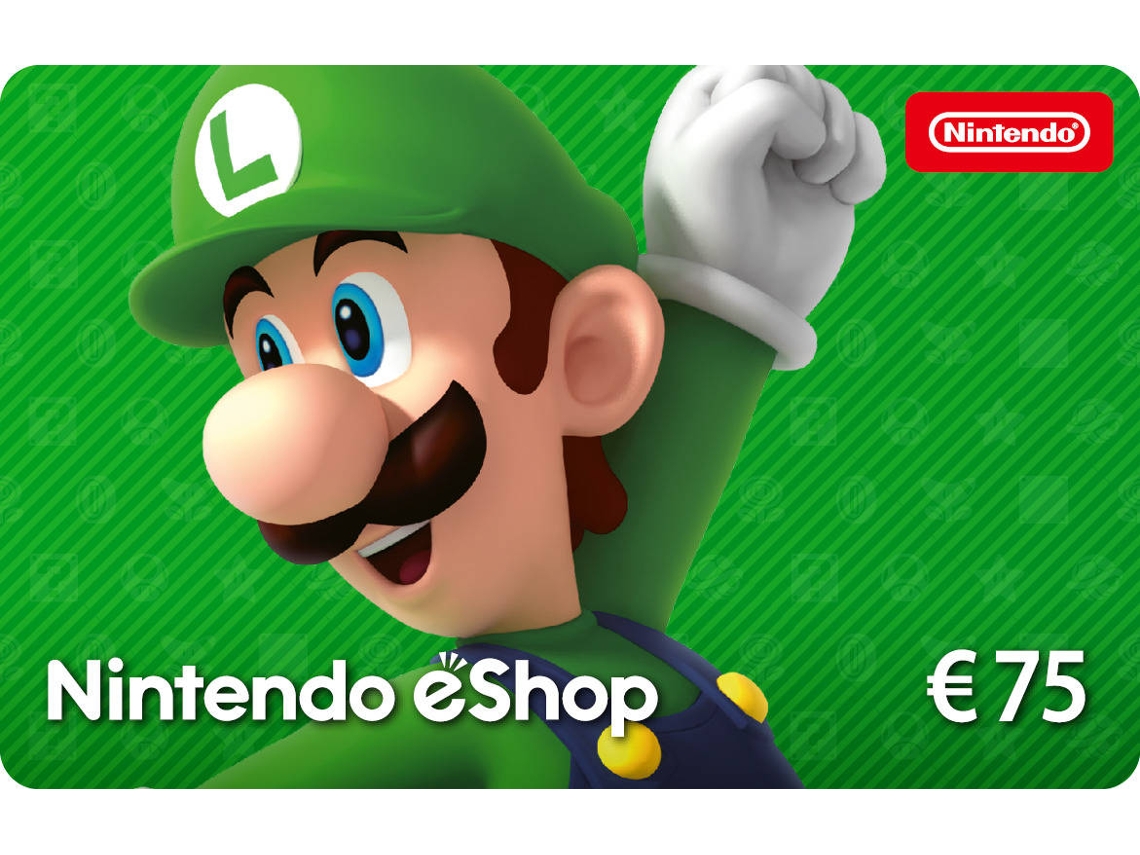 Tarjeta Nintendo eShop Card: 75 euros (Formato Digital)