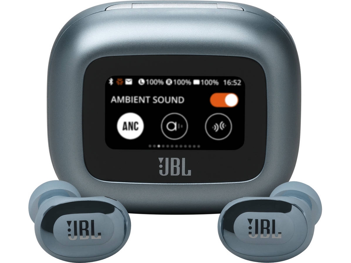 Auriculares Bluetooth True Wireless JBL LIVE BUDS 3 (In Ear - Micrófono - Noise Cancelling - Azul)