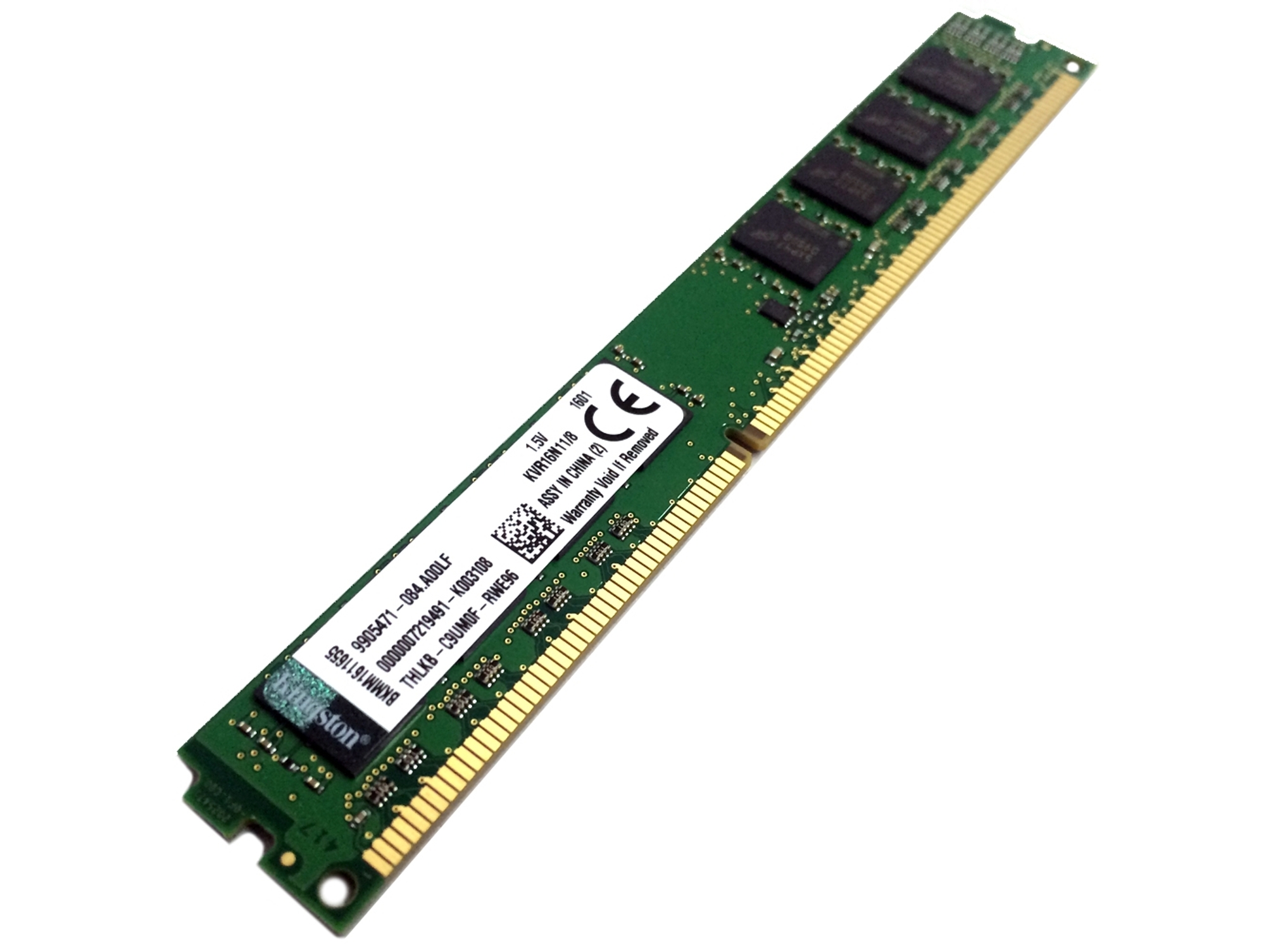 Memoria RAM DDR3 KINGSTON KVR16N11/8 (1 x 8 GB - 1600 MHz - CL 11