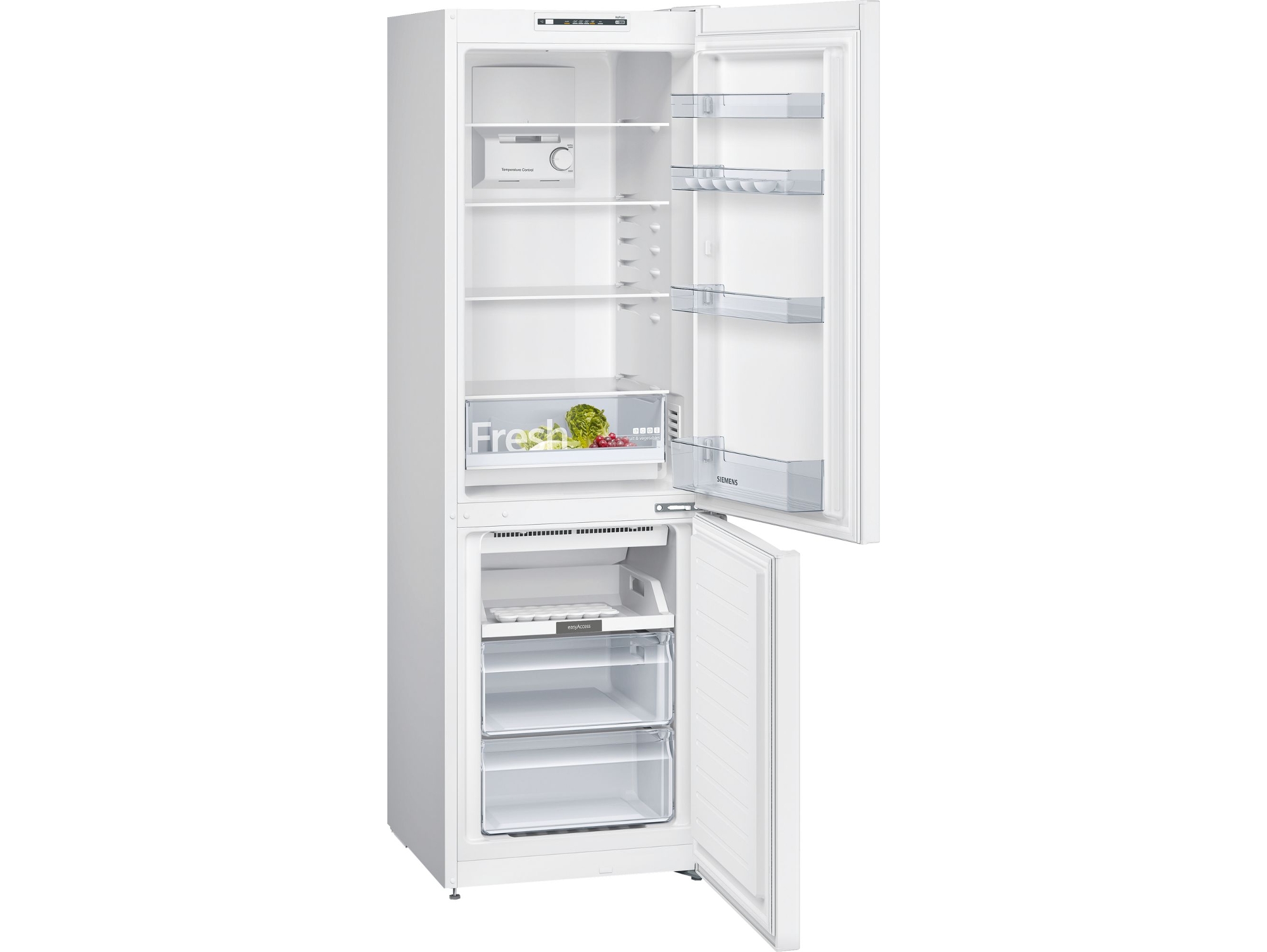 Frigorífico Combi SIEMENS KG36NNW3A (No Frost - 186 cm - 302 L - Blanco)