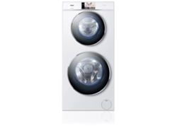 Lavadora HAIER Duo HW120- B1558 (12 kg - 1500 rpm - Blanco)