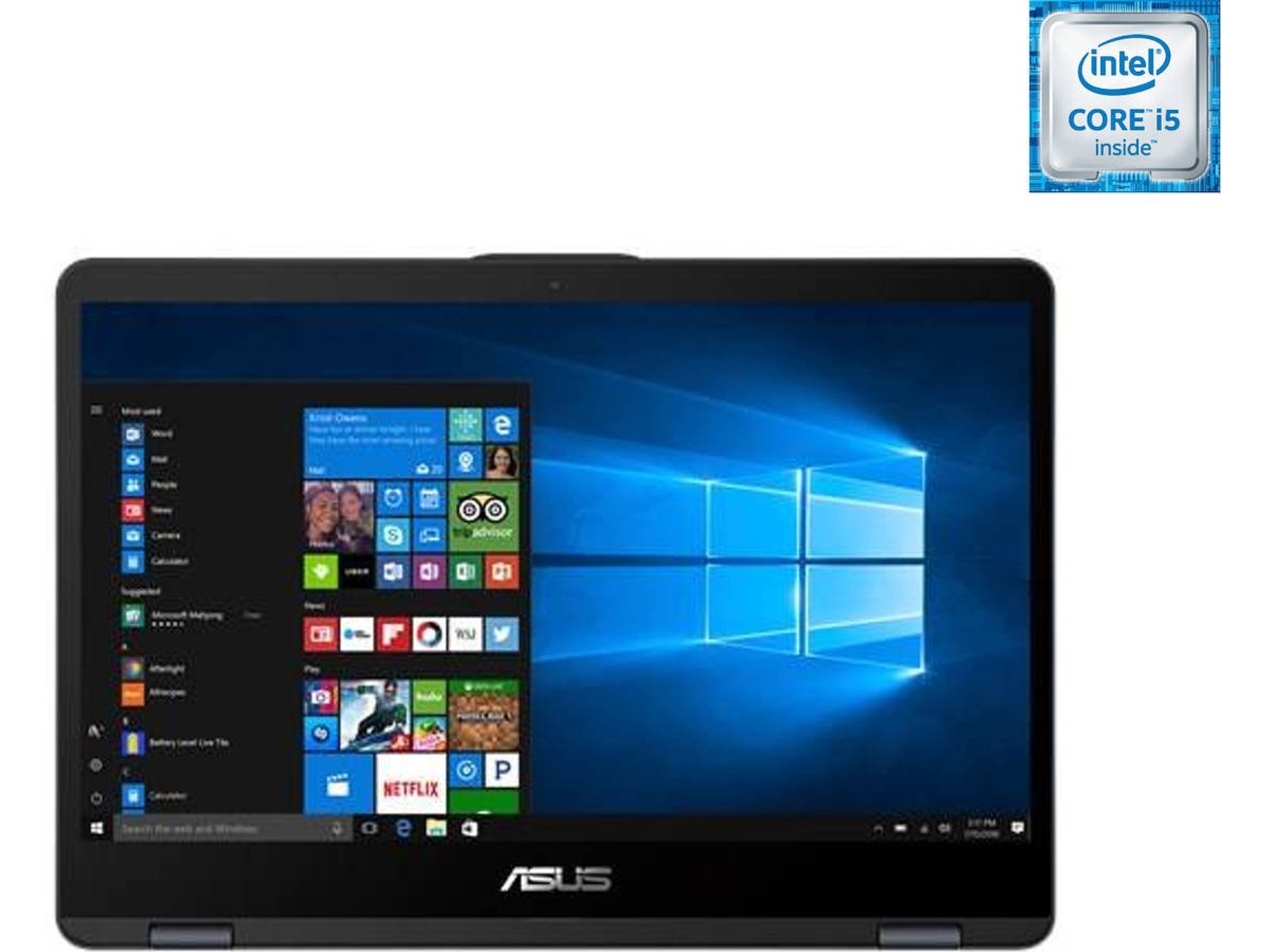 Portátil Convertible 2 en 1 ASUS TP410UA-EC306 (Caja Abierta - 14'' - Intel Core i5-7200U - RAM: 8 GB - 256 GB SSD - Intel HD 620)