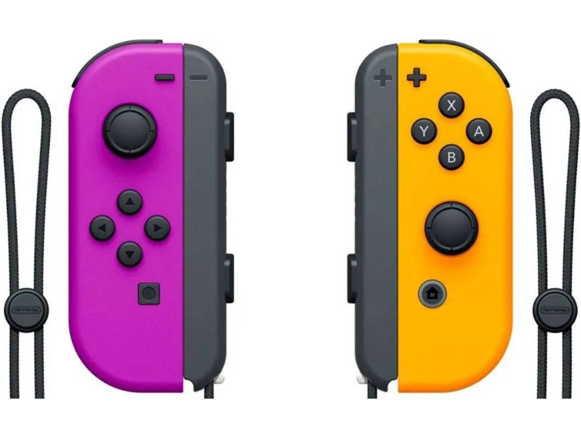 Set de 2 Mandos NINTENDO Switch Joy-Con (Morado Neón / Naranja