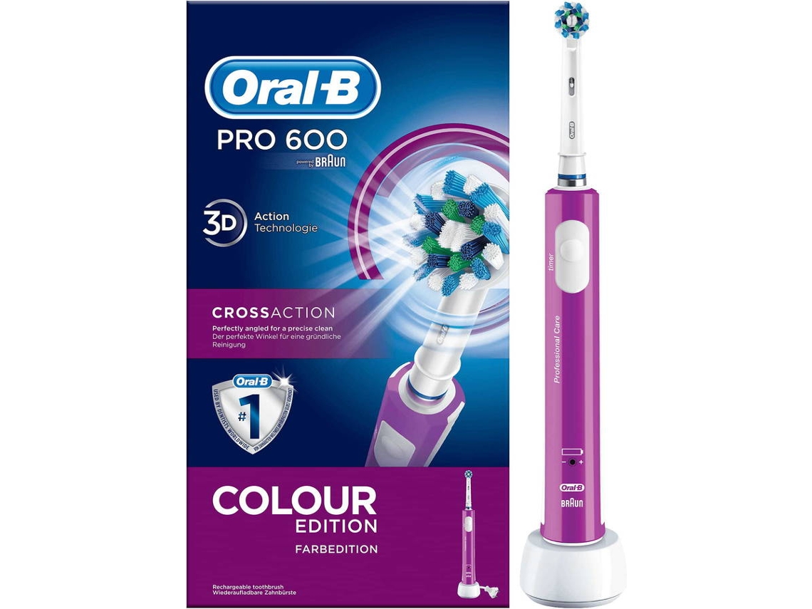 Cepillo De Dientes Eléctrico ORAL B PRO 600 Morado