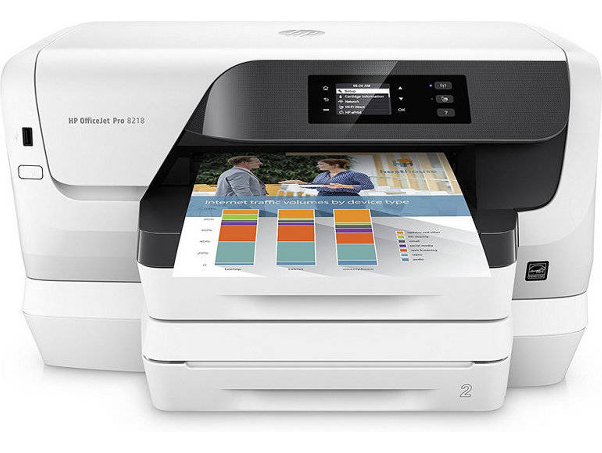 Impresora Multifunción HP OfficeJet Pro 8218 - J3P68A (A4, 2400 x 1200 ppp)