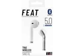 Auriculares Bluetooth True Wireless TNB Ebfeatwh (In Ear - Micrófono - Blanco)