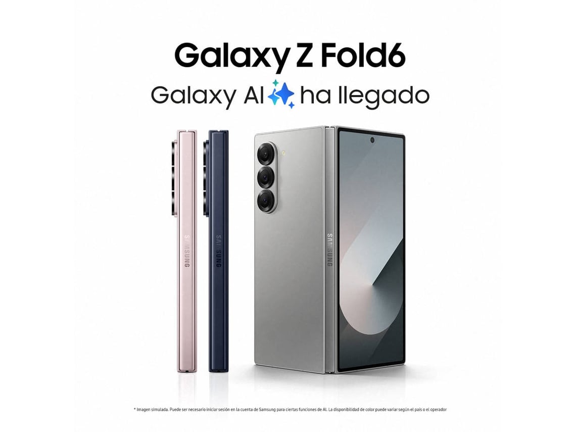 Smartphone SAMSUNG Galaxy Z Fold 6 (7.6'' - 12 GB - 256 GB - Gris