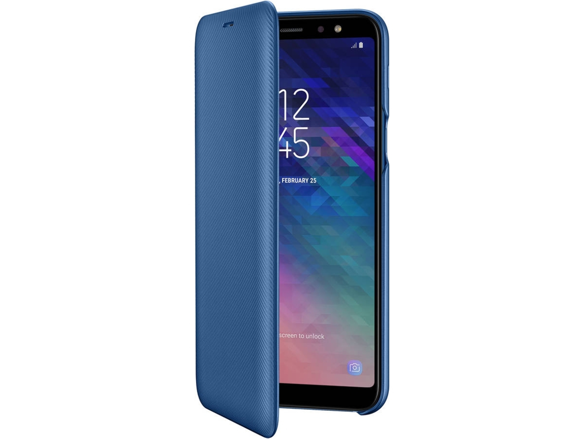 Funda SAMSUNG Galaxy A6+ Wallet Azul