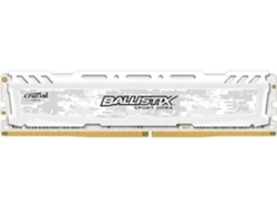 Memoria RAM DDR4 BALLISTIX Ballistix (1 x 4 GB - 2400 MHz - CL 16 - Blanco)
