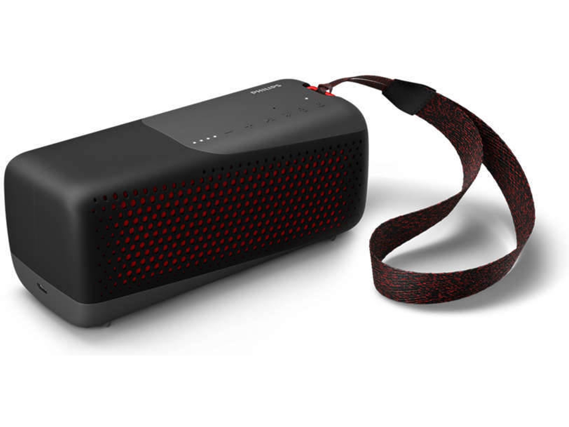 Altavoz Bluetooth PHILIPS TAS4807B (20 W - Autonomía: Hasta 12 h - Negro)