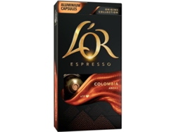 Cápsulas de café L'OR Orígenes Colombia (Pack de 10)