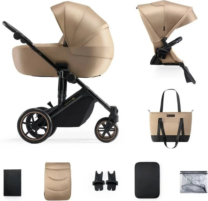 Carrito De Bebé 2 En 1 Prime 2 Hasta 22 Kg Sandrose Beige Kinderkraft