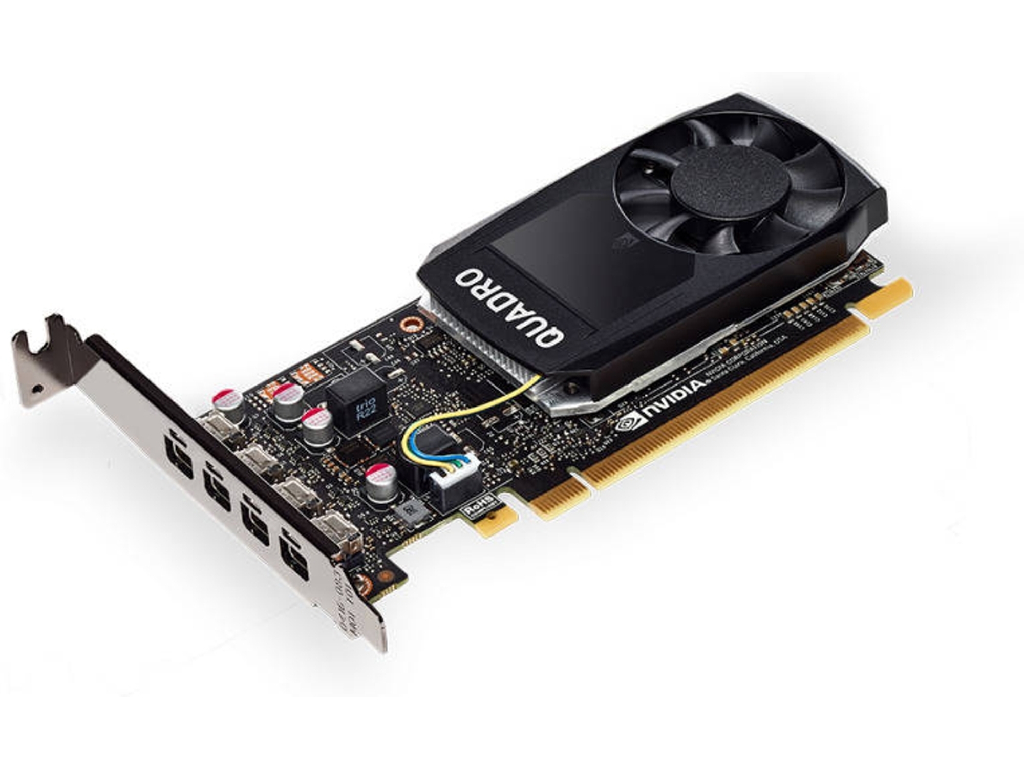 Tarjeta Gráfica PNY QUADRO P1000DVIBLK 4x mDP to DVI