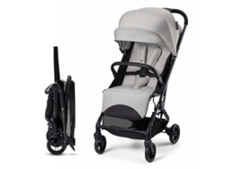Carrito De Paseo Kinderkraft INDY 3 ligero 7,3 kg con reclinación total desde el nacimiento y plegado con una mano Gris