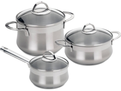 Batería SILAMPOS Emotion (3 piezas - Inox)